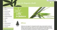 Desktop Screenshot of center4integrativehealth.org